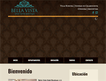 Tablet Screenshot of bellavistaapartsuites.com